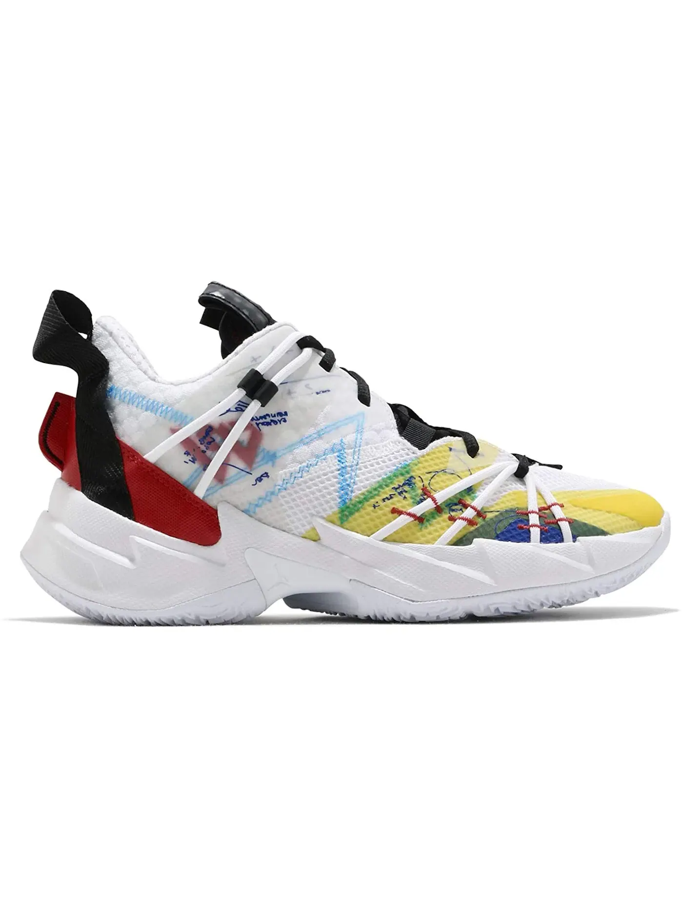 Мужские кроссовки для баскетбола Jordan Why Not Zer0.3 SE Jordan — изображение 1 из 1, белый/мульти--черный