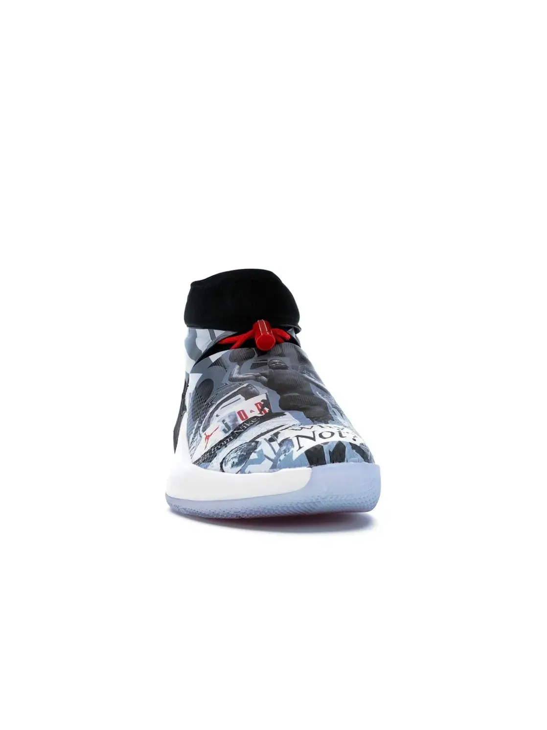 Мужские кроссовки с коллажем Jordan Why Not Zer0.1 Mirror Image Jordan — изображение 2 из 4, белый/черный-красный