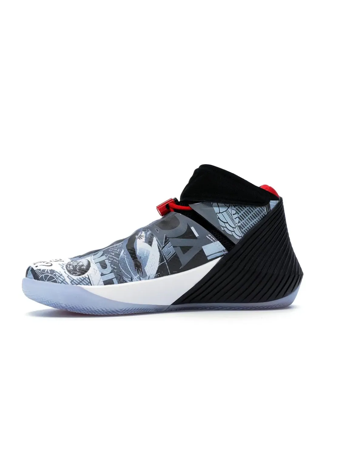 Мужские кроссовки с коллажем Jordan Why Not Zer0.1 Mirror Image Jordan — изображение 3 из 4, белый/черный-красный