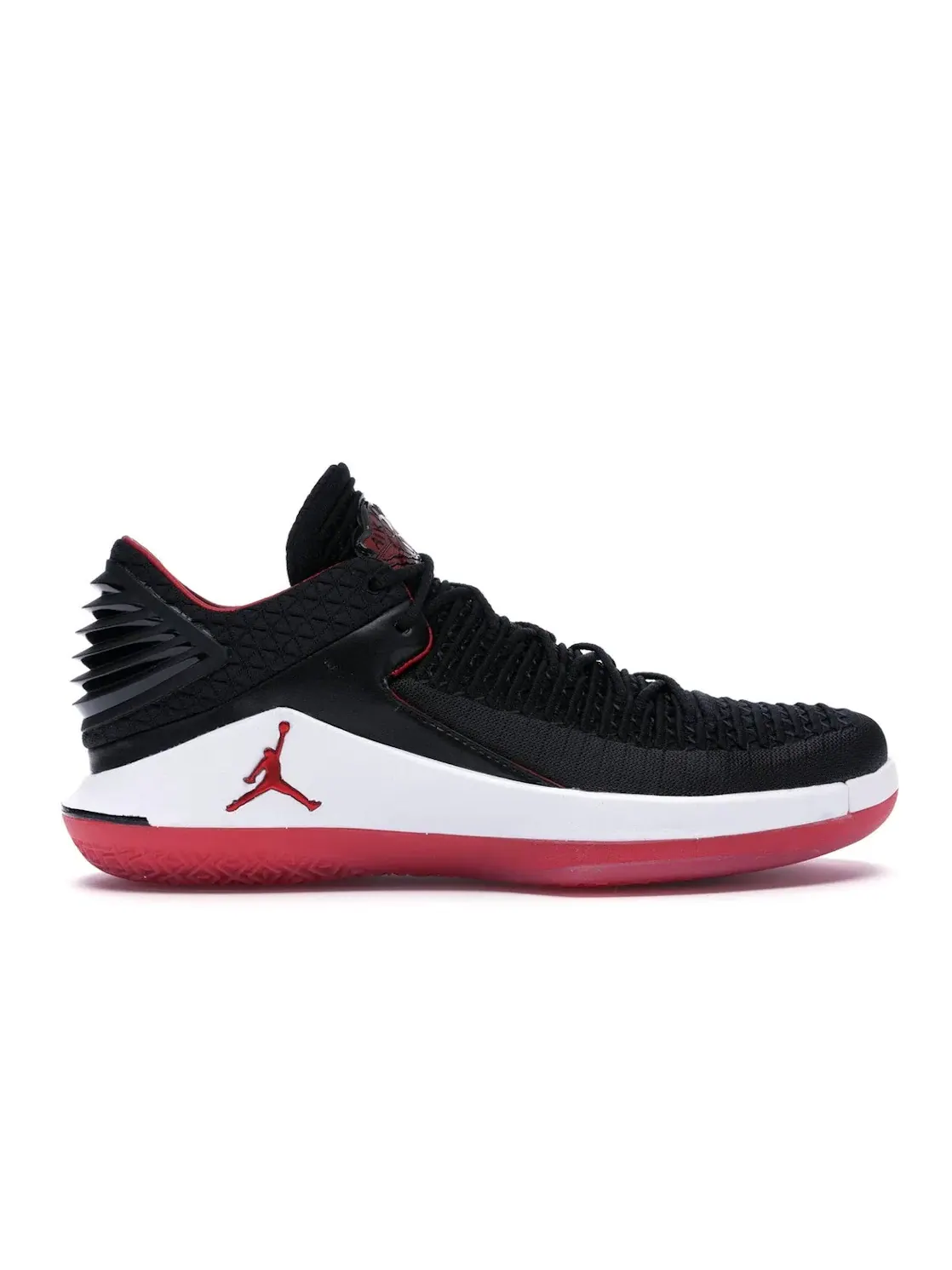 Мужские кроссовки с верхом из трикотажа Jordan XXXII Low Jordan — изображение 1 из 4, черный/красный-белый