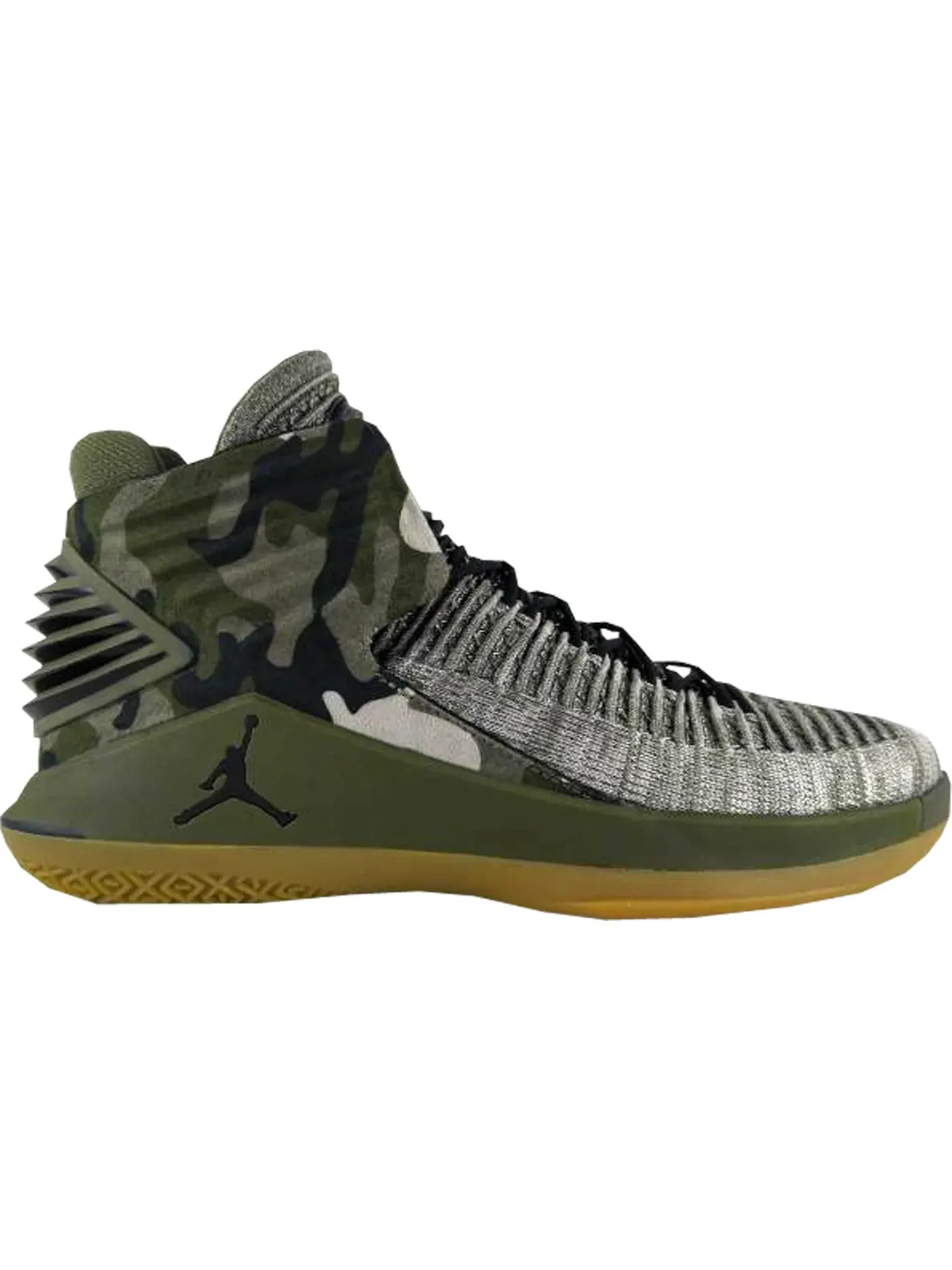 Мужские кроссовки для баскетбола Jordan XXXII Jordan — изображение 1 из 1, оливковый/черный