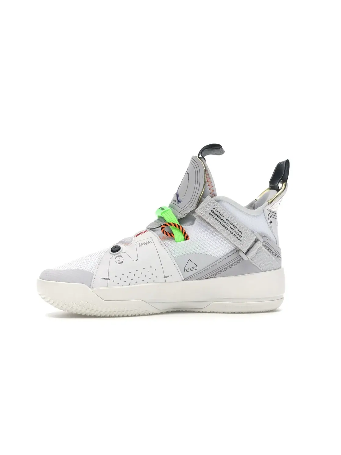 Детские кроссовки для баскетбола Jordan XXXIII Jordan — изображение 3 из 4, серый/синий-белый