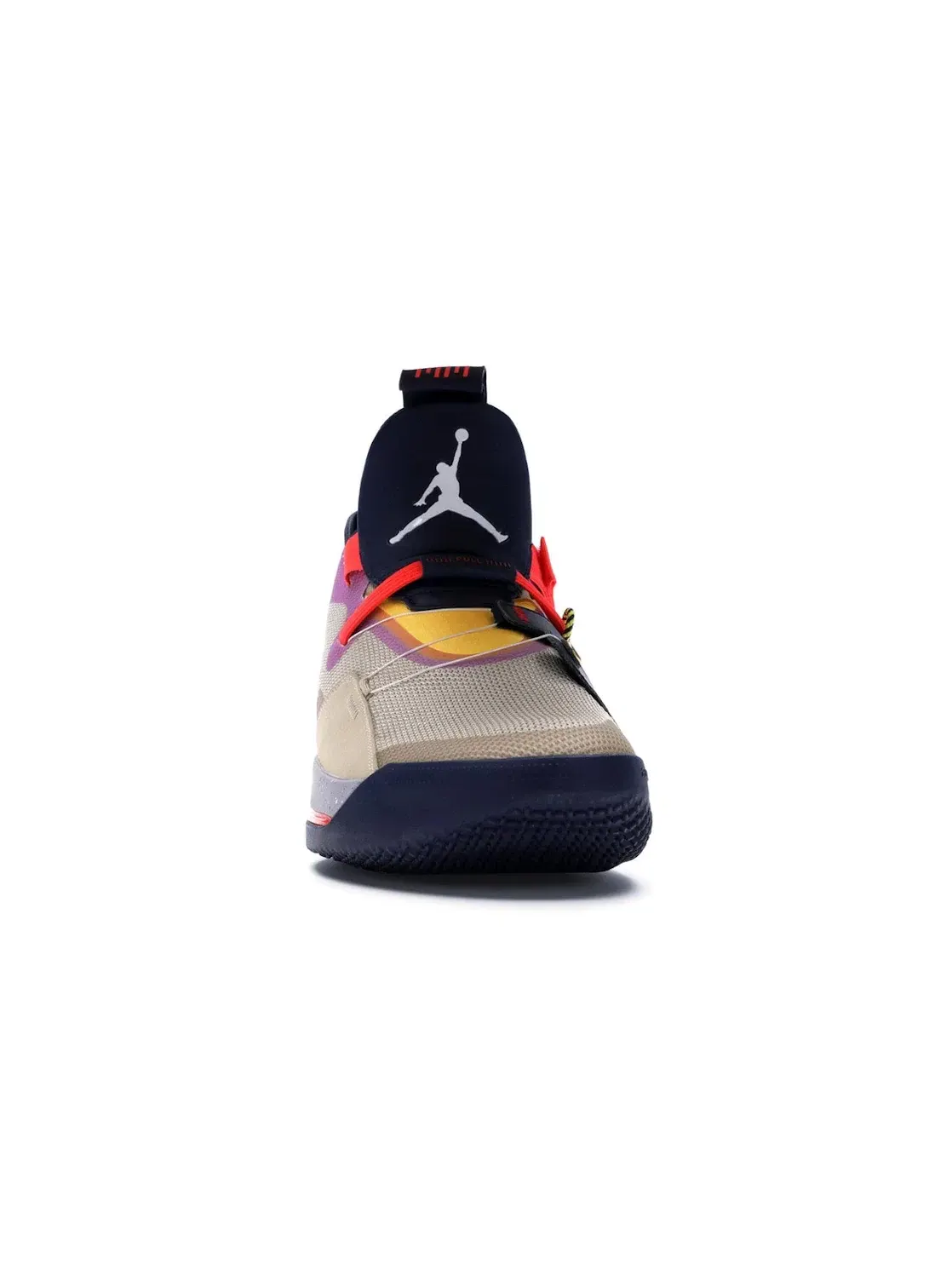 Мужские кроссовки с цветовым блоком Jordan XXXIII Jordan — изображение 2 из 4, бежевый/красный