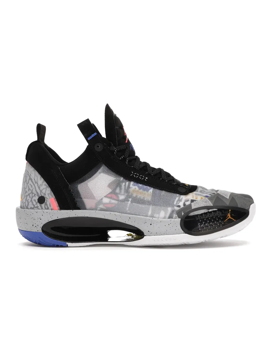 Мужские кроссовки с высокими характеристиками Jordan XXXIV Low Jordan — изображение 1 из 4, черный/оранжевый-белый
