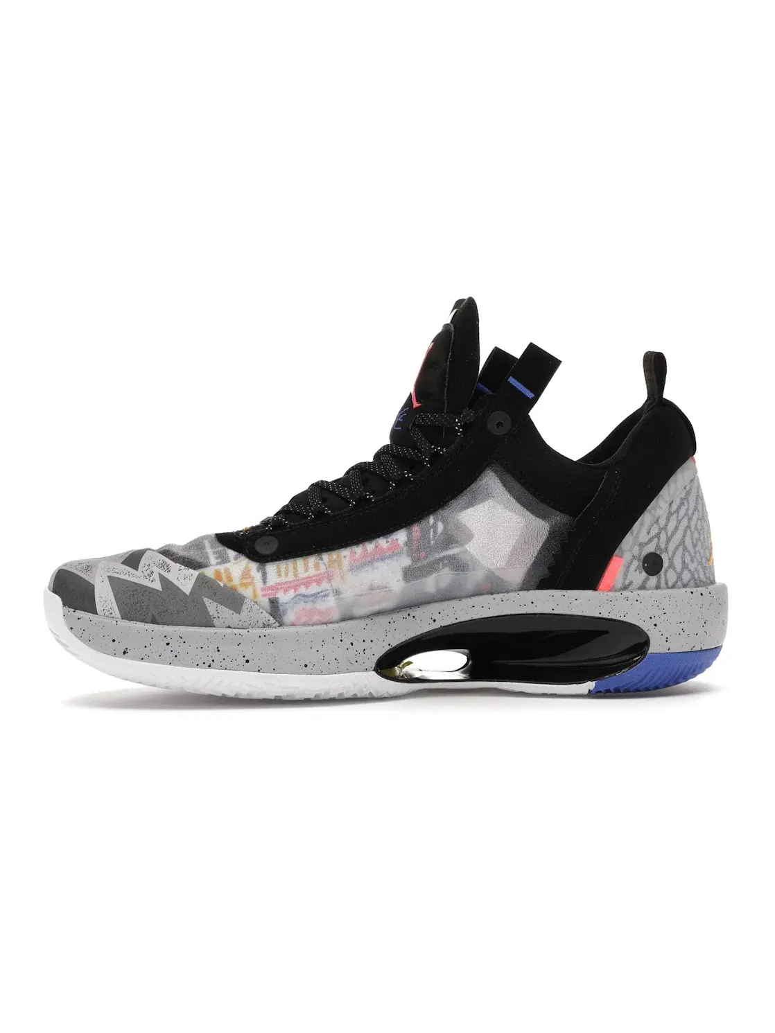 Мужские кроссовки с высокими характеристиками Jordan XXXIV Low Jordan — изображение 3 из 4, черный/оранжевый-белый