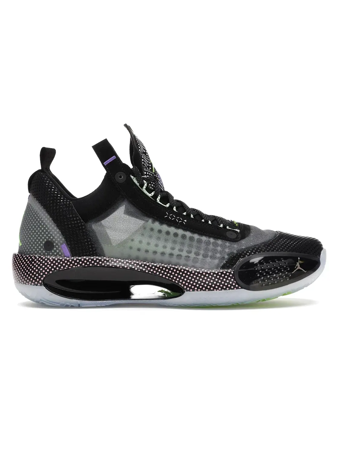 Мужские кроссовки с низким профилем Jordan XXXIV Low Jordan — изображение 1 из 4, черный/белый-зеленый