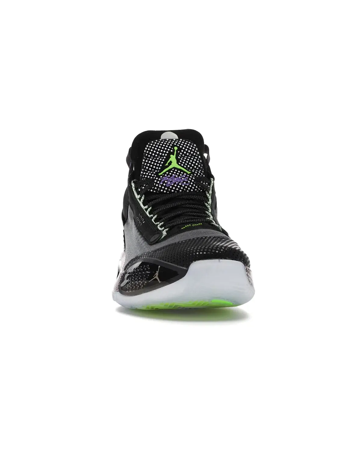 Мужские кроссовки с низким профилем Jordan XXXIV Low Jordan — изображение 2 из 4, черный/белый-зеленый