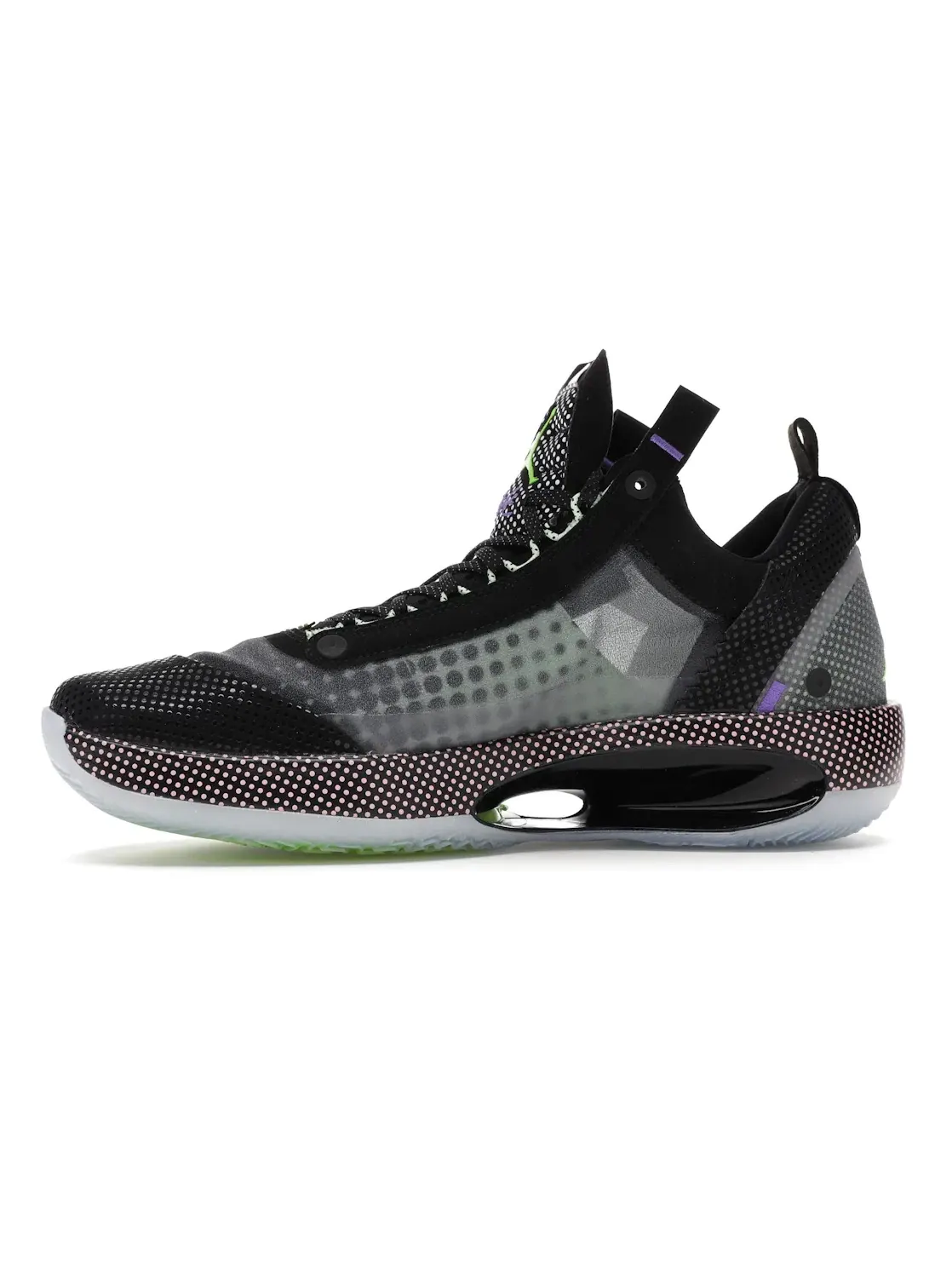 Мужские кроссовки с низким профилем Jordan XXXIV Low Jordan — изображение 3 из 4, черный/белый-зеленый