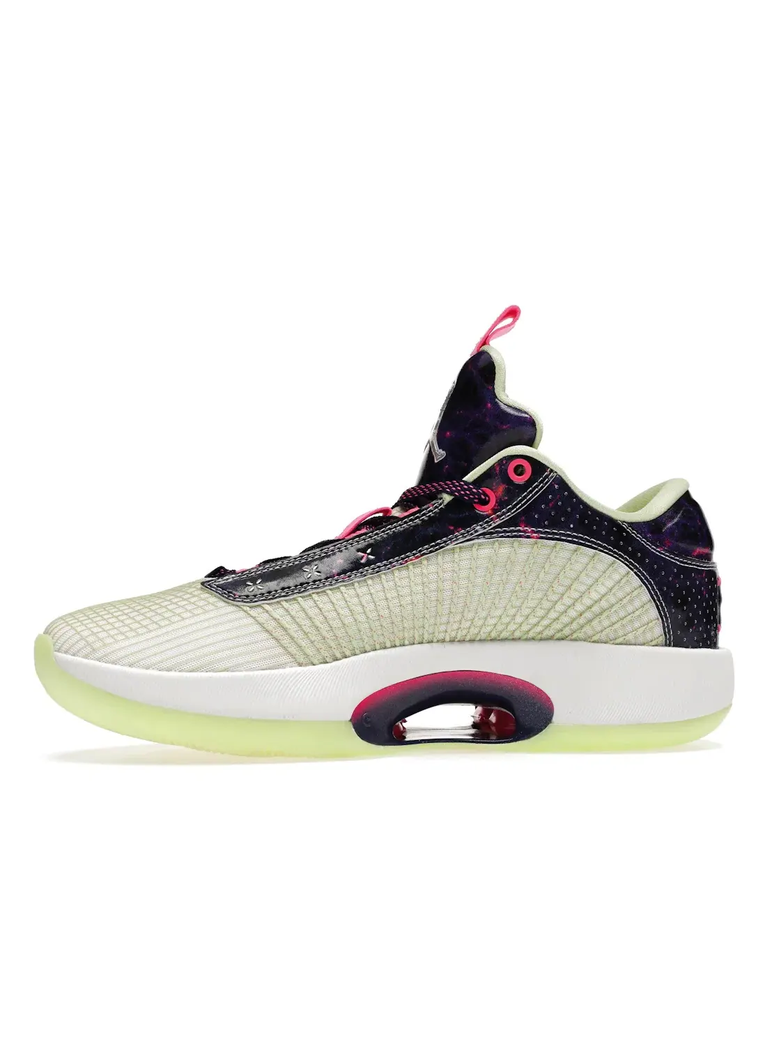 Мужские баскетбольные кроссовки высокие с принтом Jordan XXXV Low Jordan — изображение 3 из 4, белый/фиолетовый