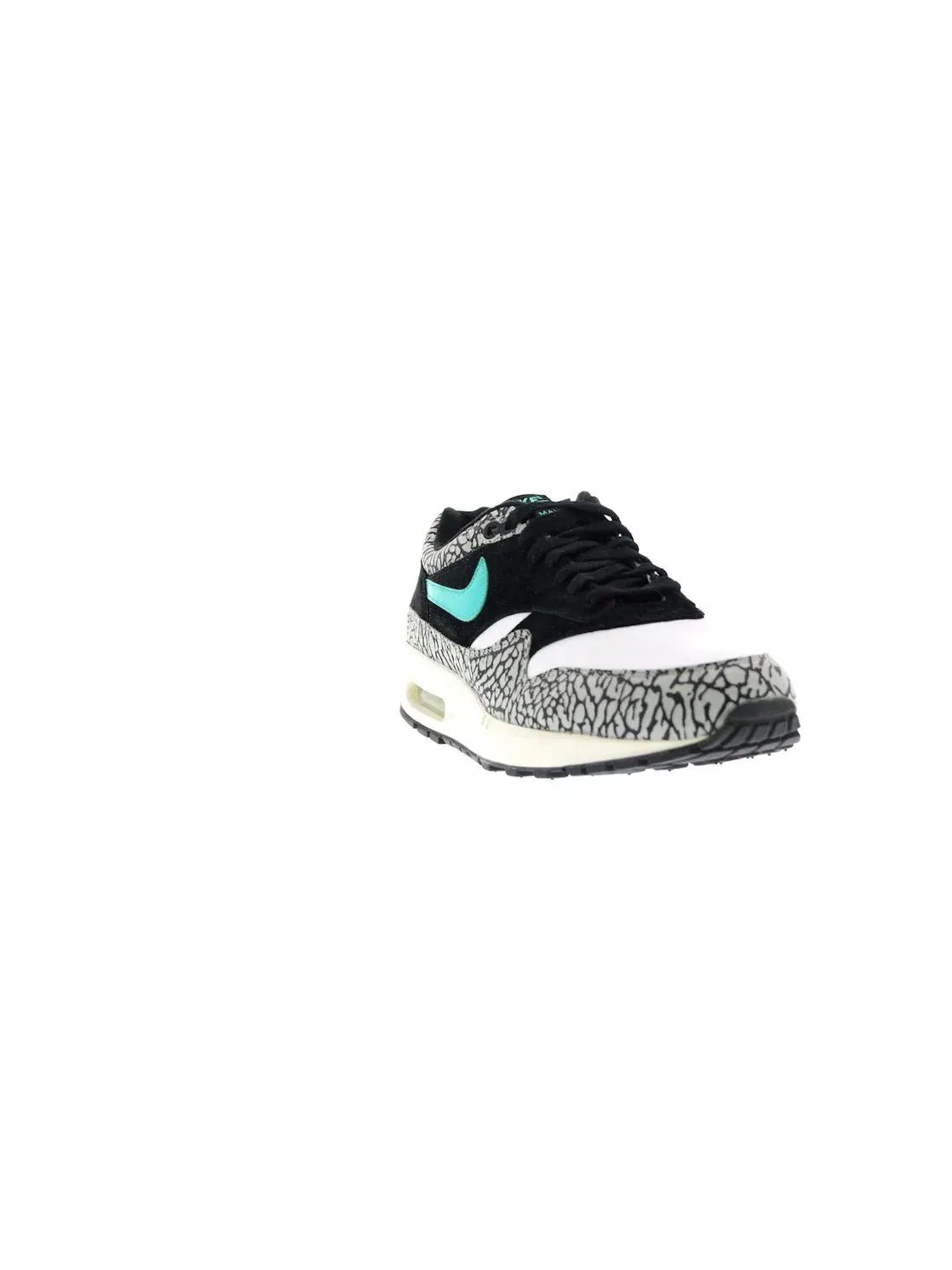 Мужские кроссовки lifestyle с принтом Nike Air Max 1 Nike — изображение 2 из 4, черный/прозрачный-белый