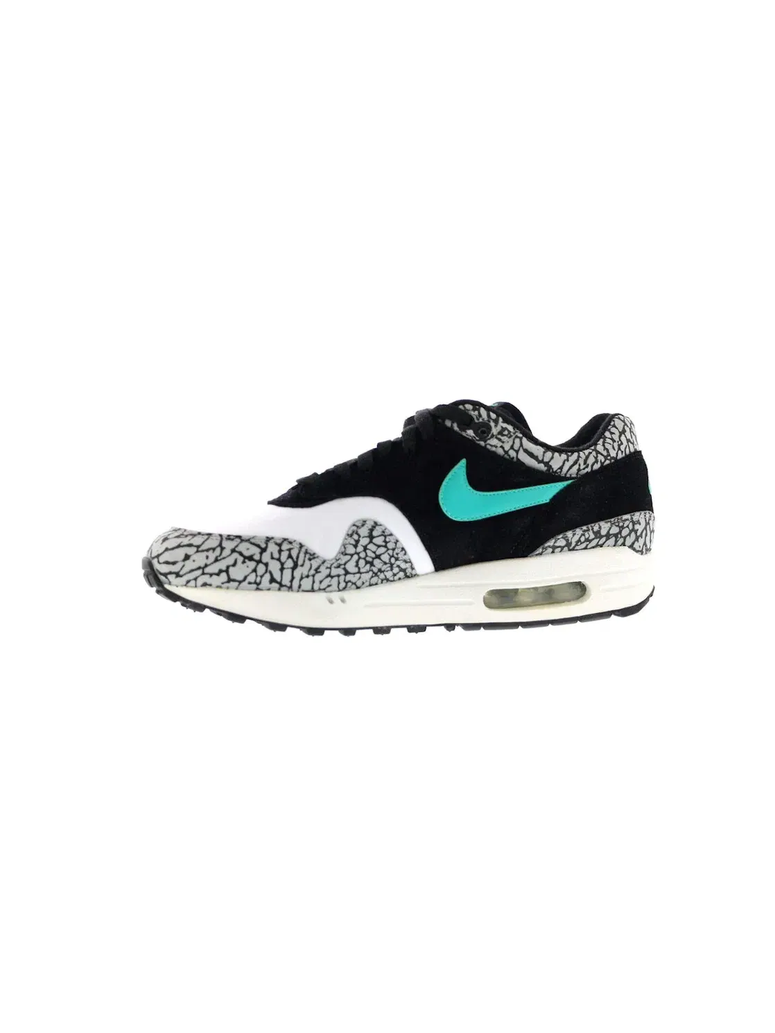 Мужские кроссовки lifestyle с принтом Nike Air Max 1 Nike — изображение 3 из 4, черный/прозрачный-белый