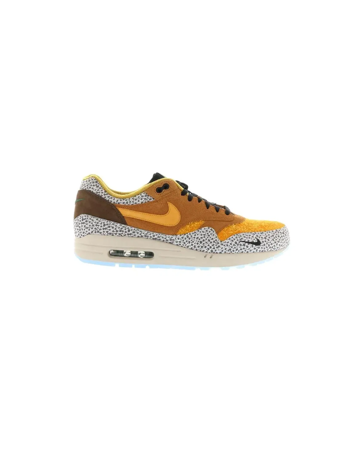 Мужские кроссовки Lifestyle с принтом Safari Nike Air Max 1 — изображение 1 из 4, коричневый