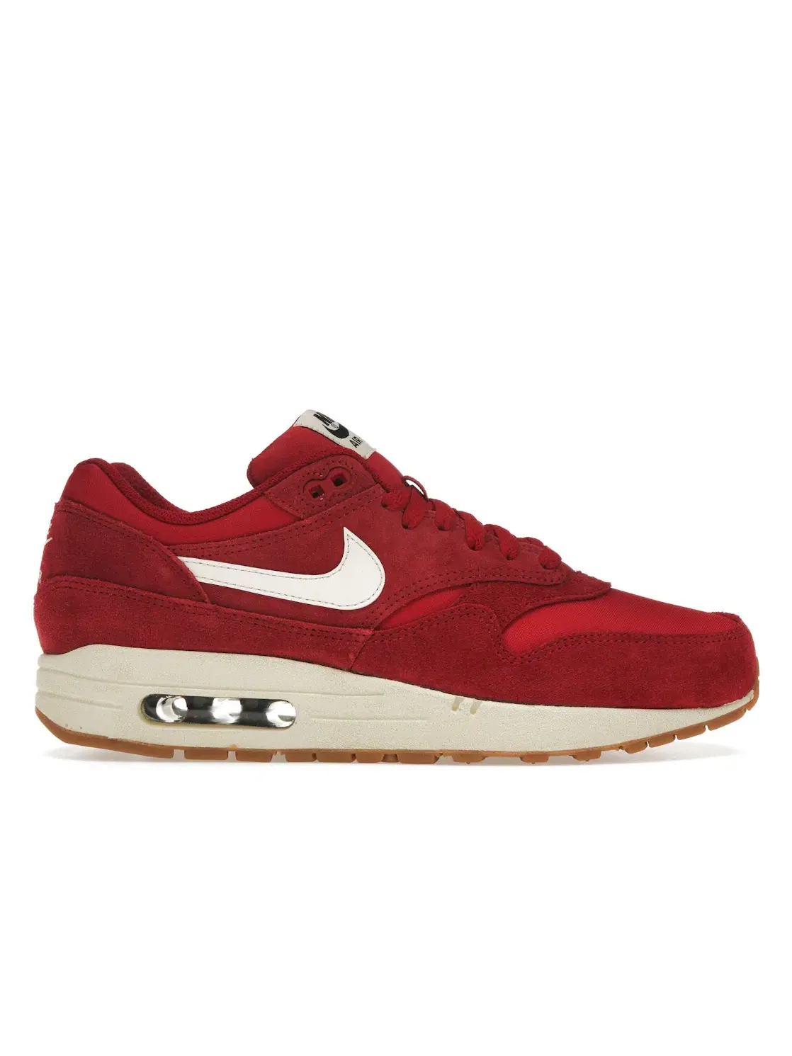 Мужские кроссовки с амортизацией Nike Air Max 1 Nike — изображение 1 из 4, красный/-черный-черный