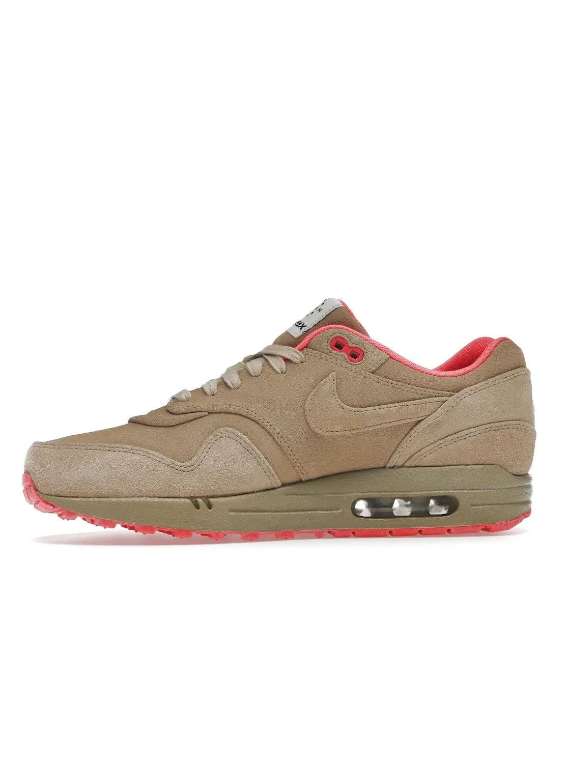 Мужские кроссовки Lifestyle с принтом Nike Air Max 1 Nike — изображение 3 из 4, красный