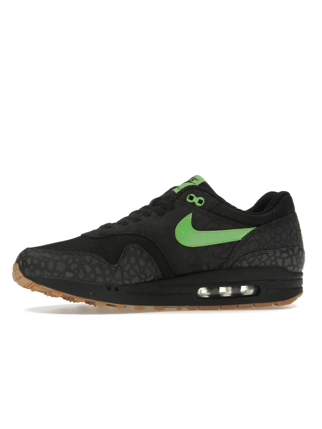 Мужские кроссовки Lifestyle Nike Air Max 1 Hufquake — изображение 3 из 4, черный/зеленый-белый