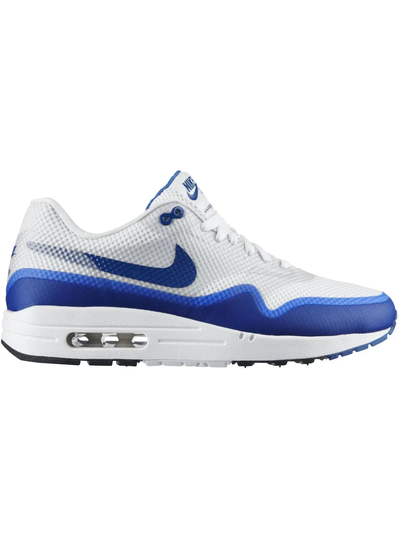 Мужские кроссовки Lifestyle с верхом из гиперфьюза Nike Air Max 1 — изображение 1 из 1, белый/синий-серый
