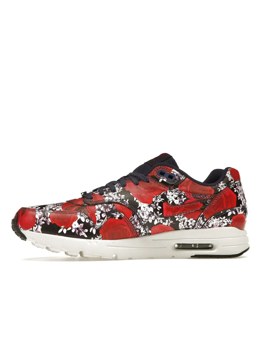 Женские кроссовки Lifestyle Nike Air Max 1 — изображение 3 из 4, белый/красный