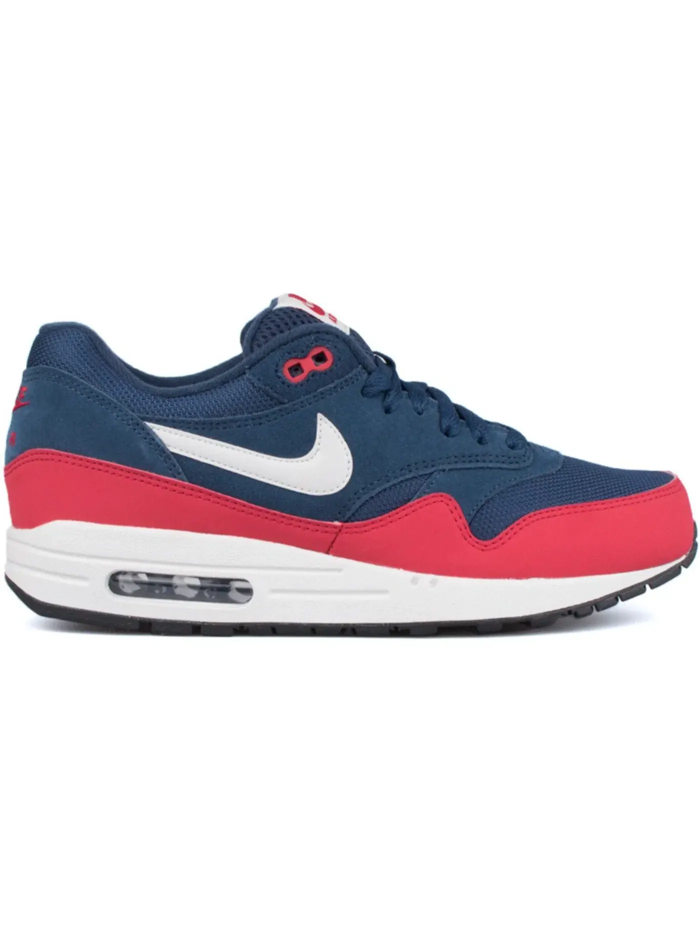 Мужские кроссовки Lifestyle Nike Air Max 1 — изображение 1 из 1, темно-синий красный
