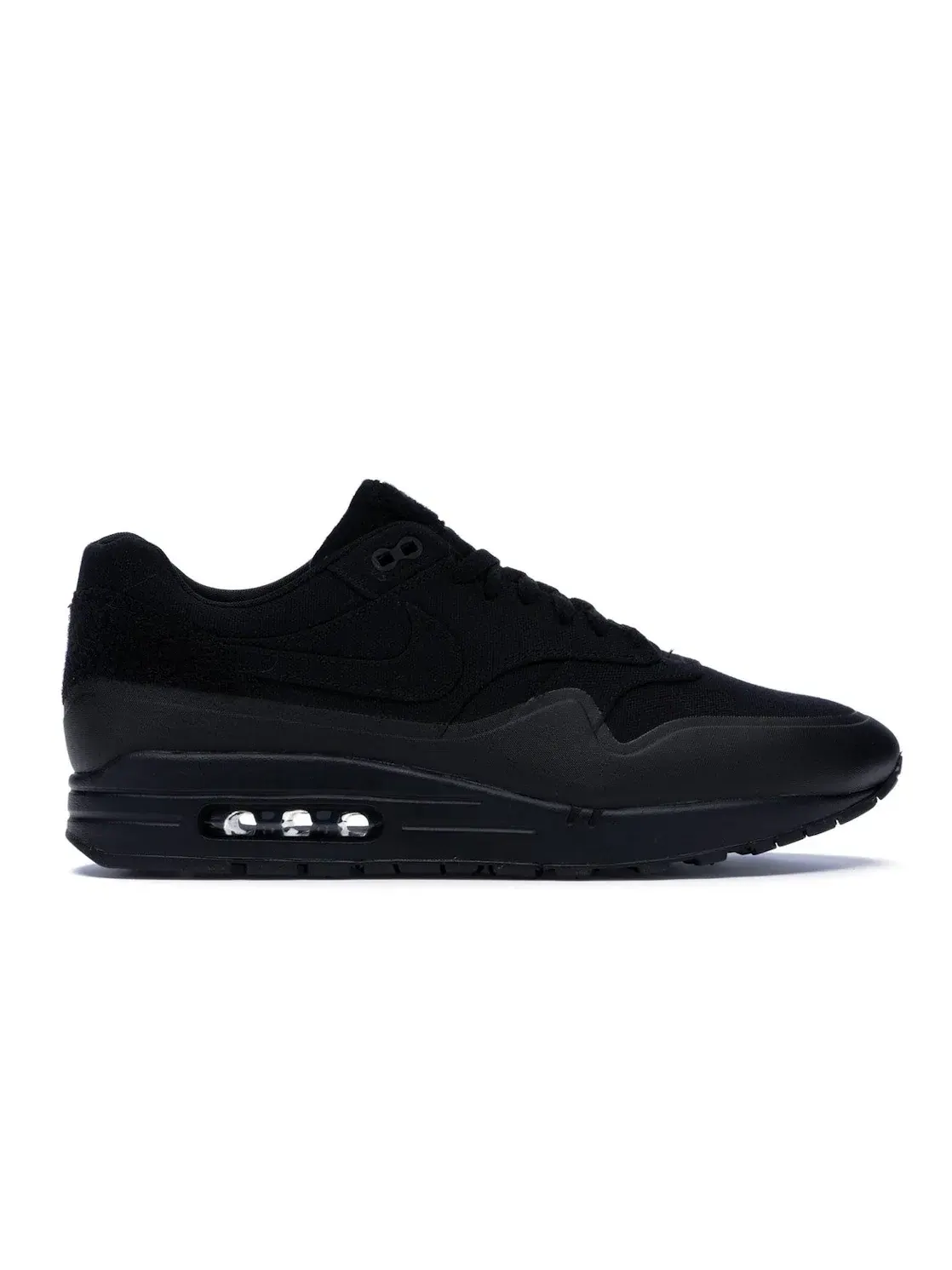 Мужские кроссовки с патчами Nike Air Max 1 — изображение 1 из 4, черный/черный