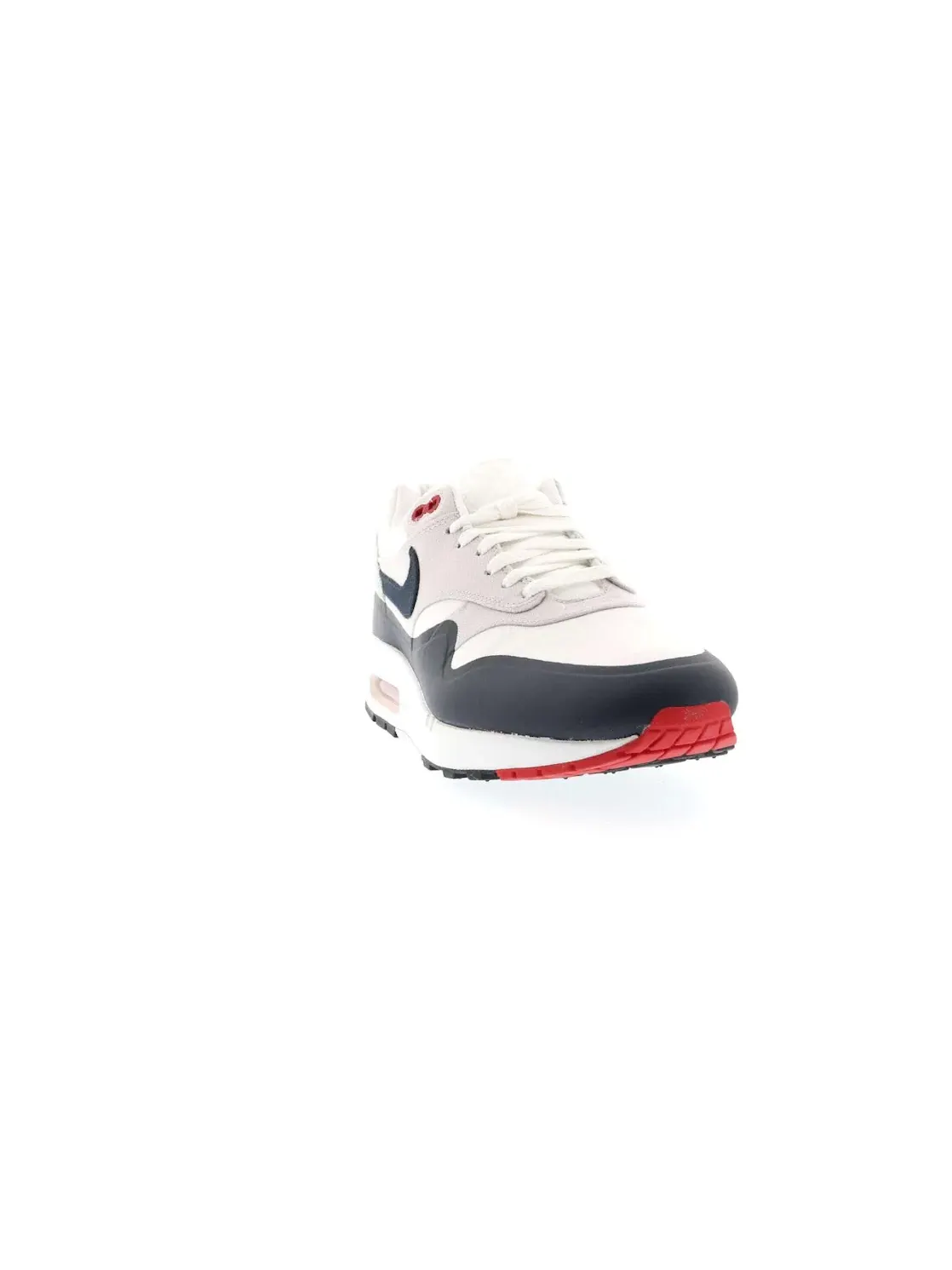 Мужские кроссовки Lifestyle с настраиваемыми патчами Nike Air Max 1 — изображение 2 из 4, белый/красный
