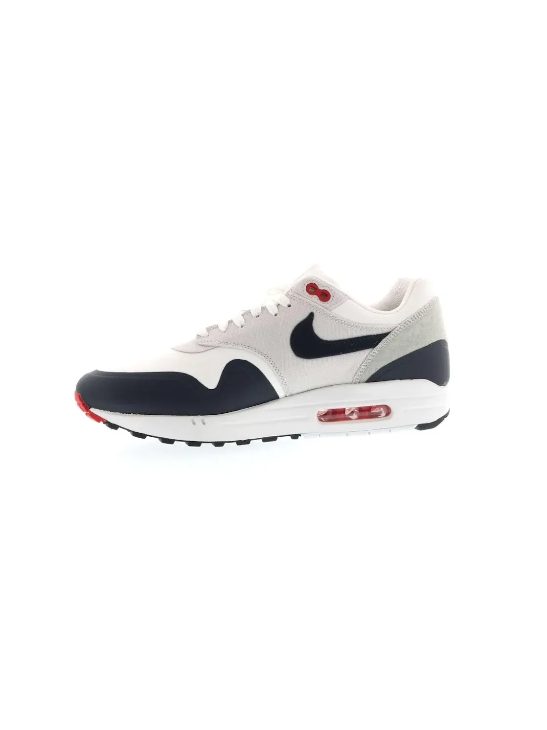 Мужские кроссовки Lifestyle с настраиваемыми патчами Nike Air Max 1 — изображение 3 из 4, белый/красный