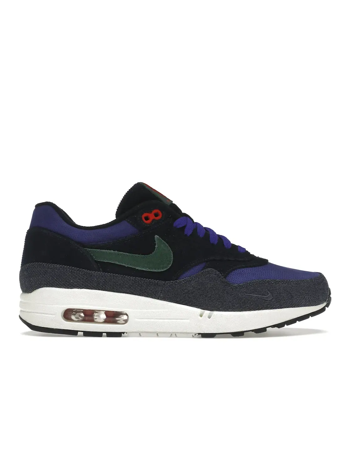 Мужские кроссовки Lifestyle Nike Air Max 1 — изображение 1 из 4, темный/зеленый//красный