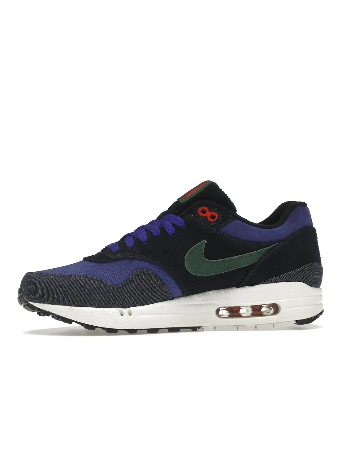 Мужские кроссовки Lifestyle Nike Air Max 1 — изображение 3 из 4, темный/зеленый//красный