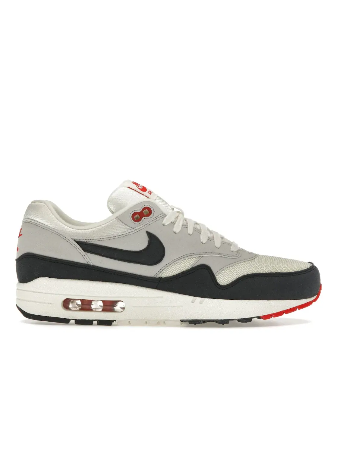 Мужские кроссовки Lifestyle Nike Air Max 1 — изображение 1 из 2, темный серый красный