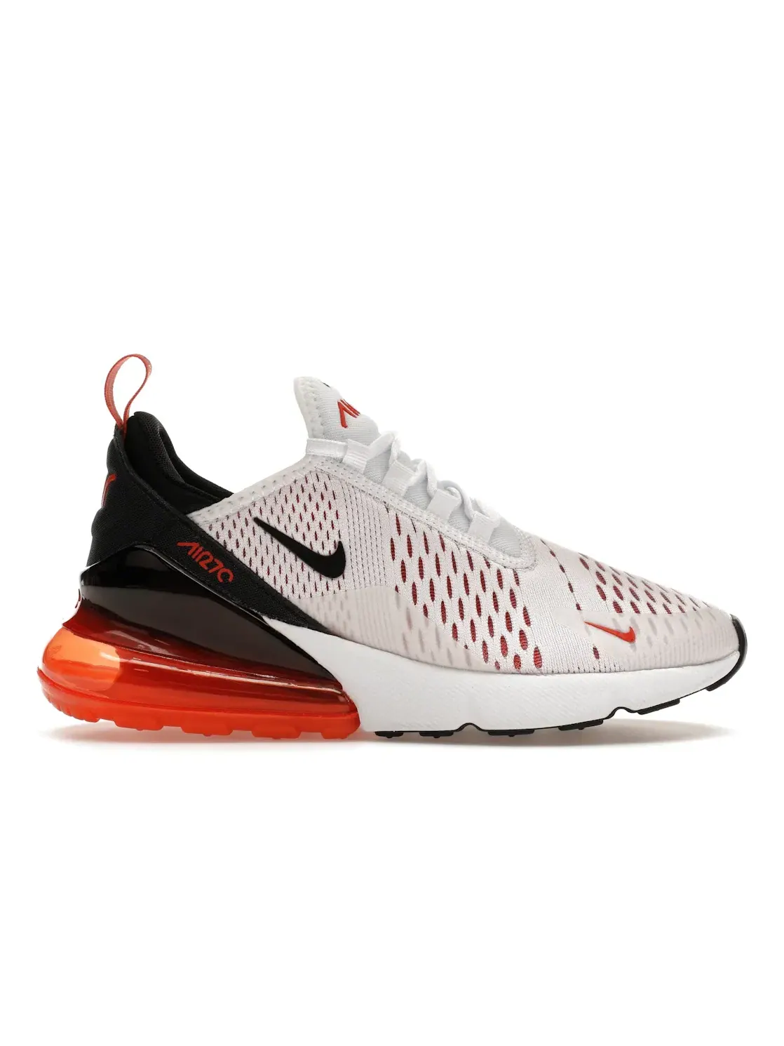 Женские кроссовки Nike Air Max 270 — изображение 1 из 4, белый/черный-оранжевый