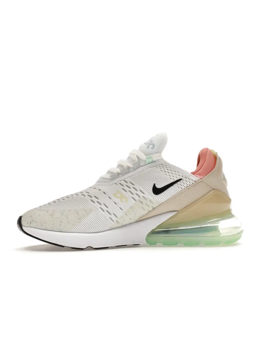 Мужские кроссовки Lifestyle с амортизацией Air Max 270 Nike — изображение 3 из 4, белый//платиновый/черный