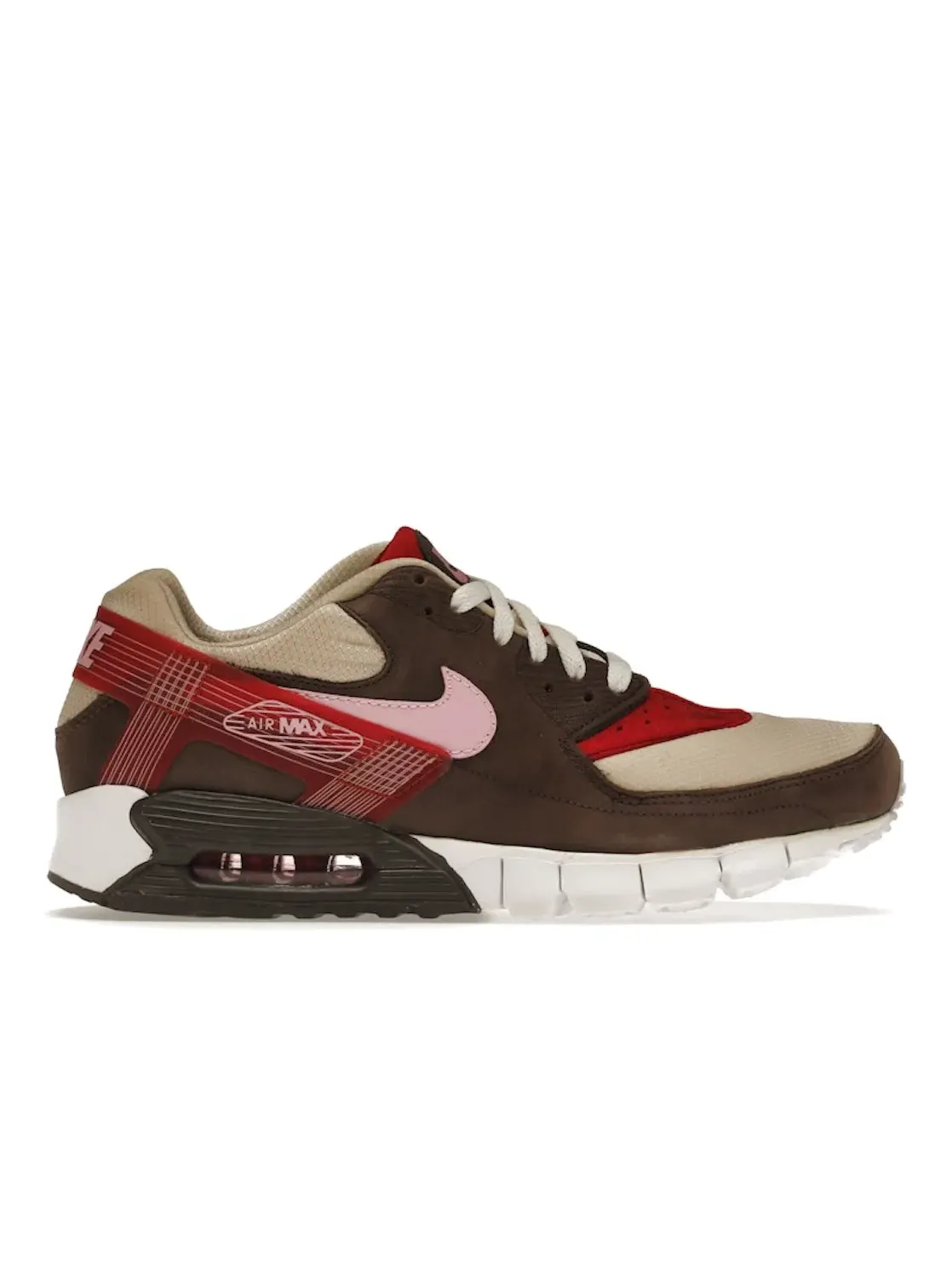 Мужские кроссовки Lifestyle Nike Air Max 90 Current Huarache — изображение 1 из 4, розовый-темный