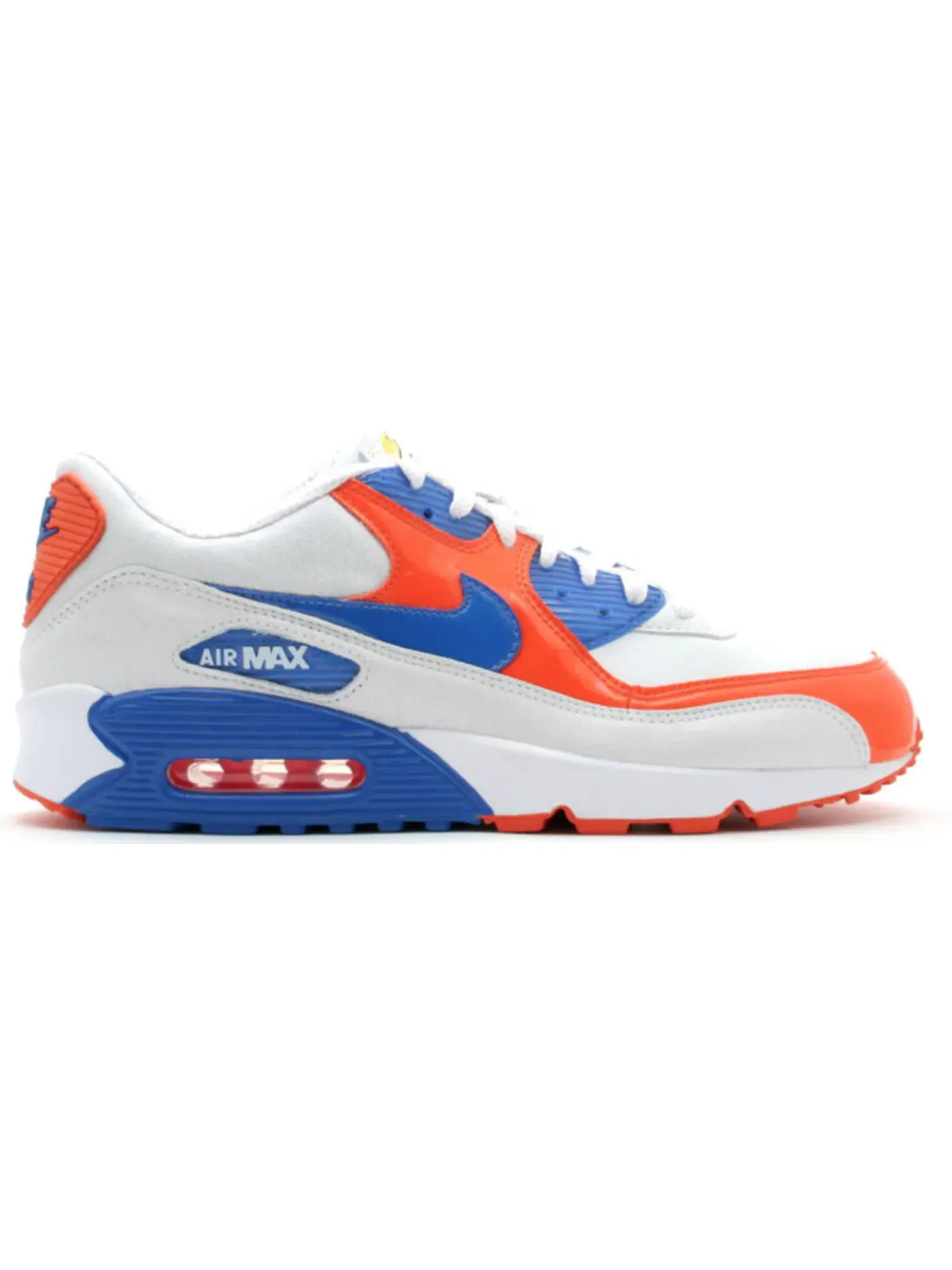 Мужские кроссовки Lifestyle Nike Air Max 90 — изображение 1 из 1, белый/оранжевый-синий