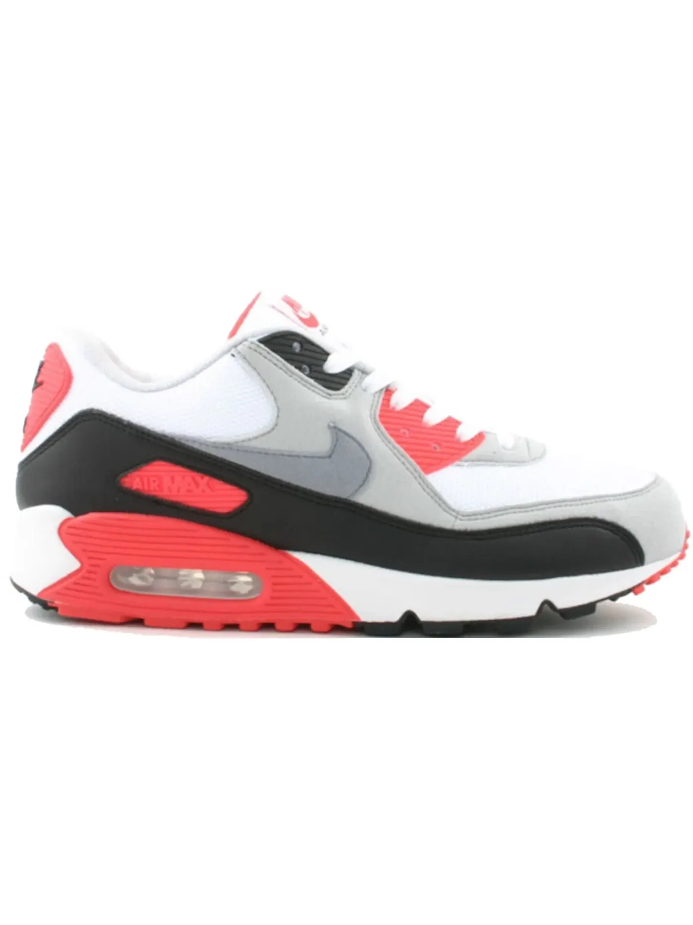 Мужские кроссовки Nike Air Max 90 History of Air Infrared (2005) — изображение 1 из 1, белый/серый--черный