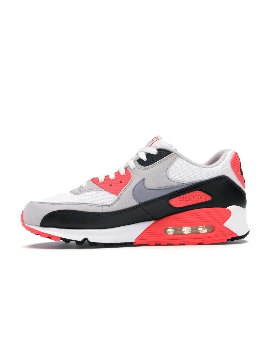 Мужские кроссовки Lifestyle с видимой амортизацией Nike Air Max 90 — изображение 3 из 4, белый/серый