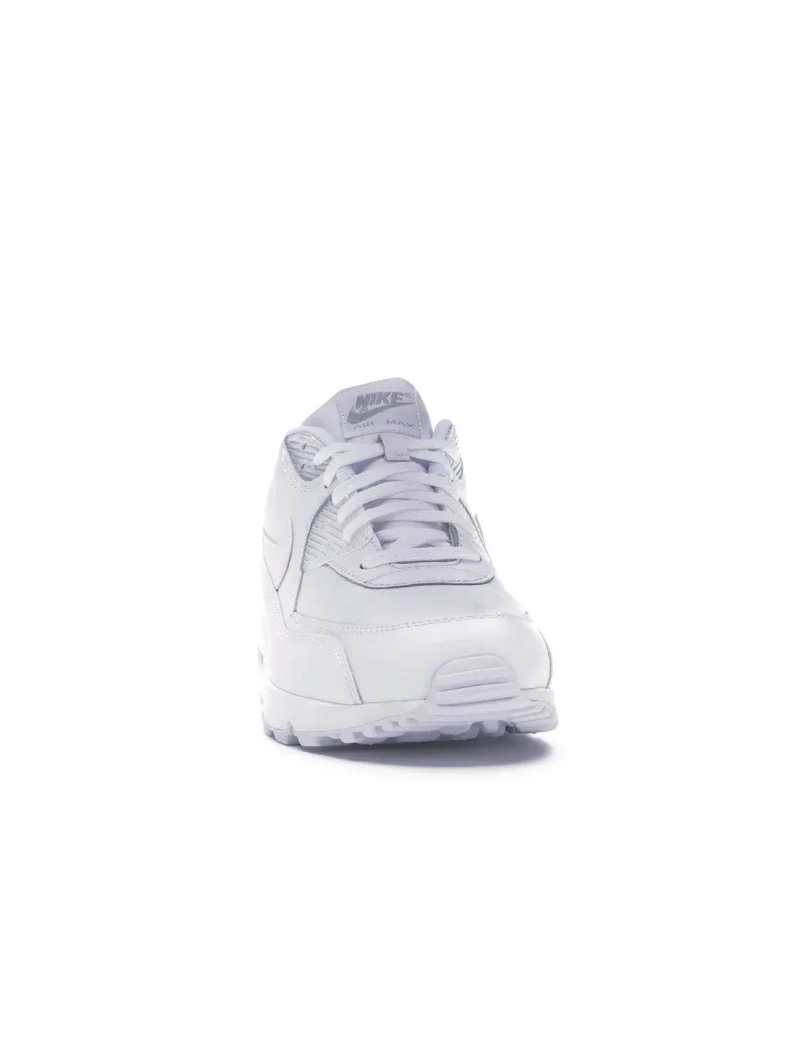 Мужские кроссовки кожаные Nike Air Max 90 — изображение 2 из 4, белый/белый
