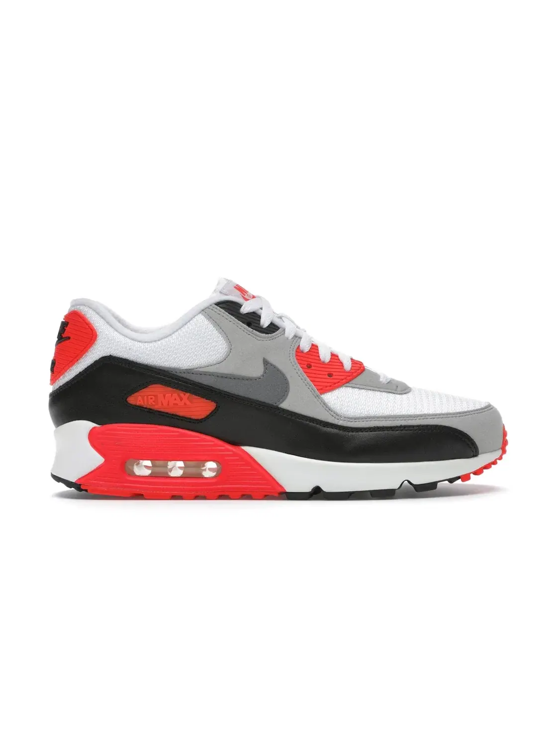 Мужские кроссовки Lifestyle Nike Air Max 90 OG Infrared — изображение 1 из 3, белый/серый-серый-черный