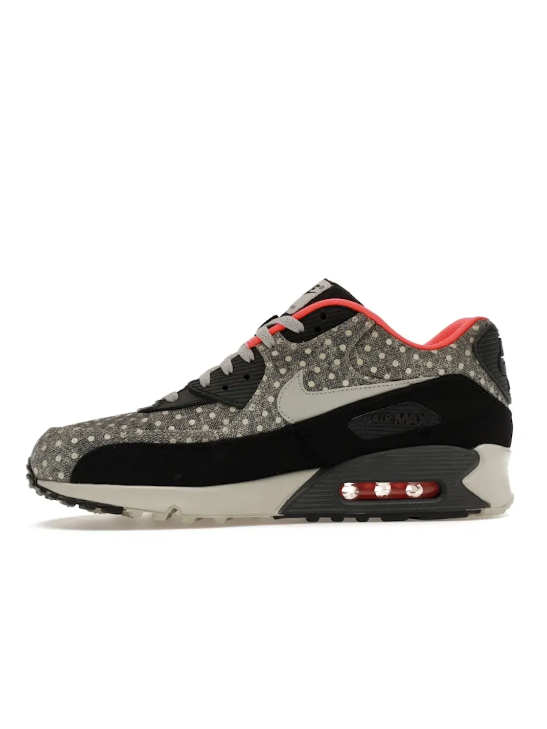 Мужские кроссовки Lifestyle Nike Air Max 90 — изображение 3 из 4, черный/-яркий