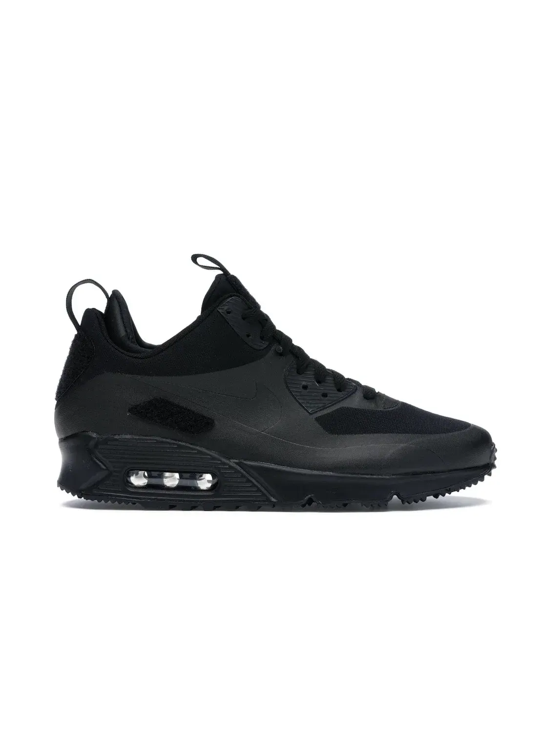 Мужские ботинки с длинным шнурованием Nike Air Max 90 Nike — изображение 1 из 3, черный/черный