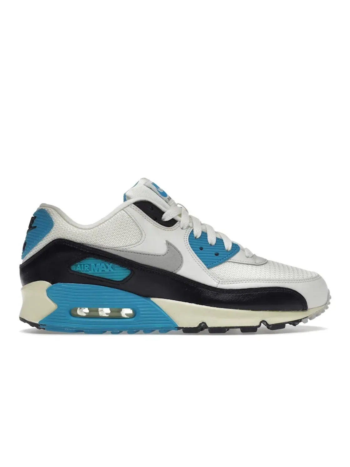 Мужские кроссовки Lifestyle Nike Air Max 90 — изображение 1 из 4, серый-синий-черный