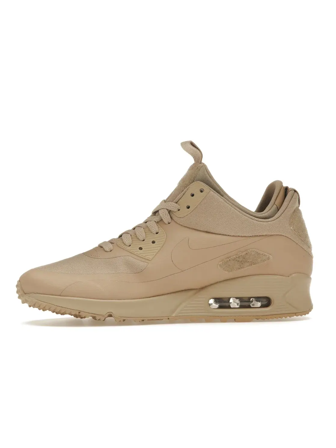 Мужские ботинки кроссовки Nike Air Max 90 Sneakerboot — изображение 3 из 4, песочный/песочный