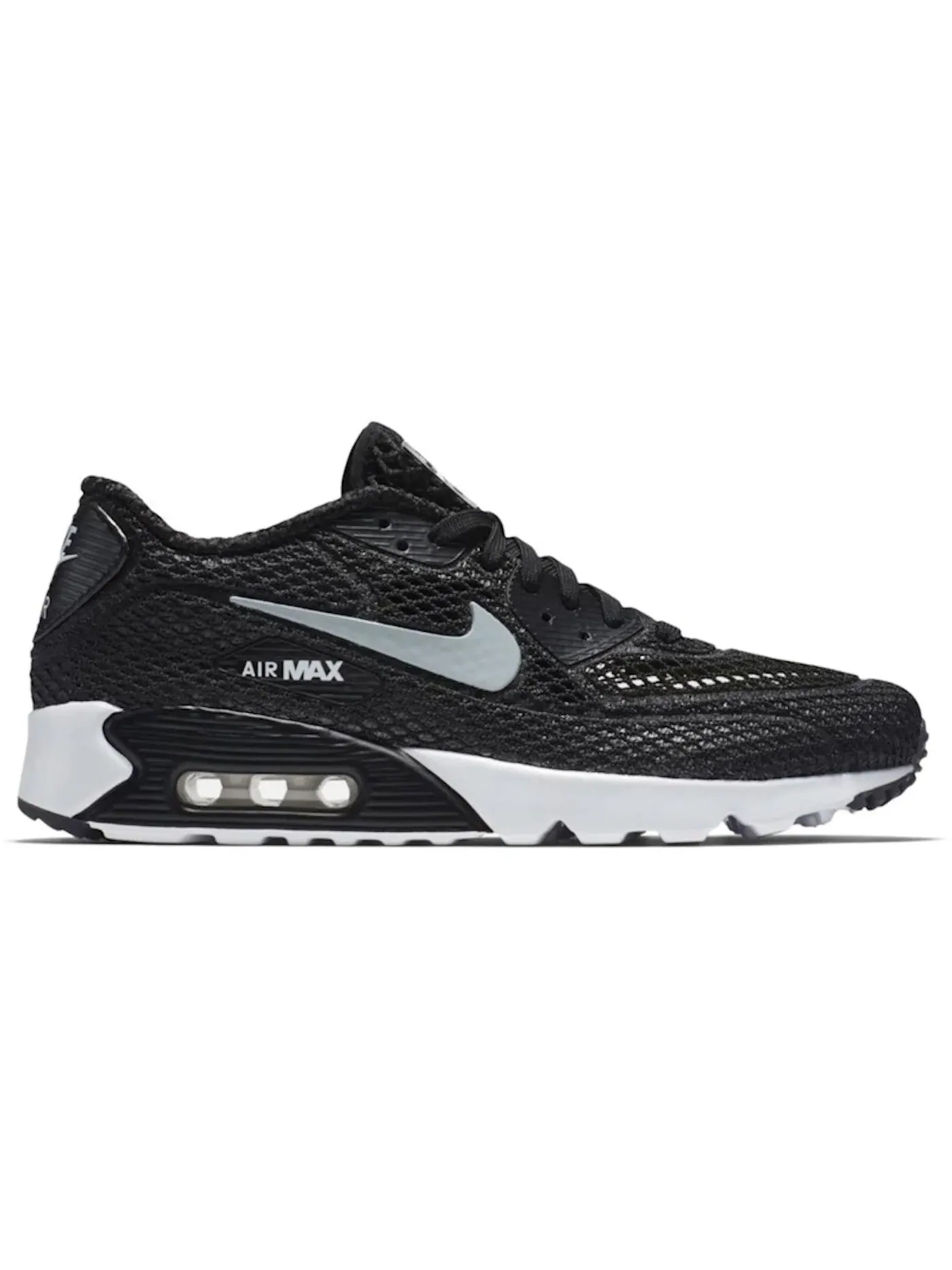 Мужские кроссовки lifestyle Nike Air Max 90 — изображение 1 из 1, черный/серый-белый