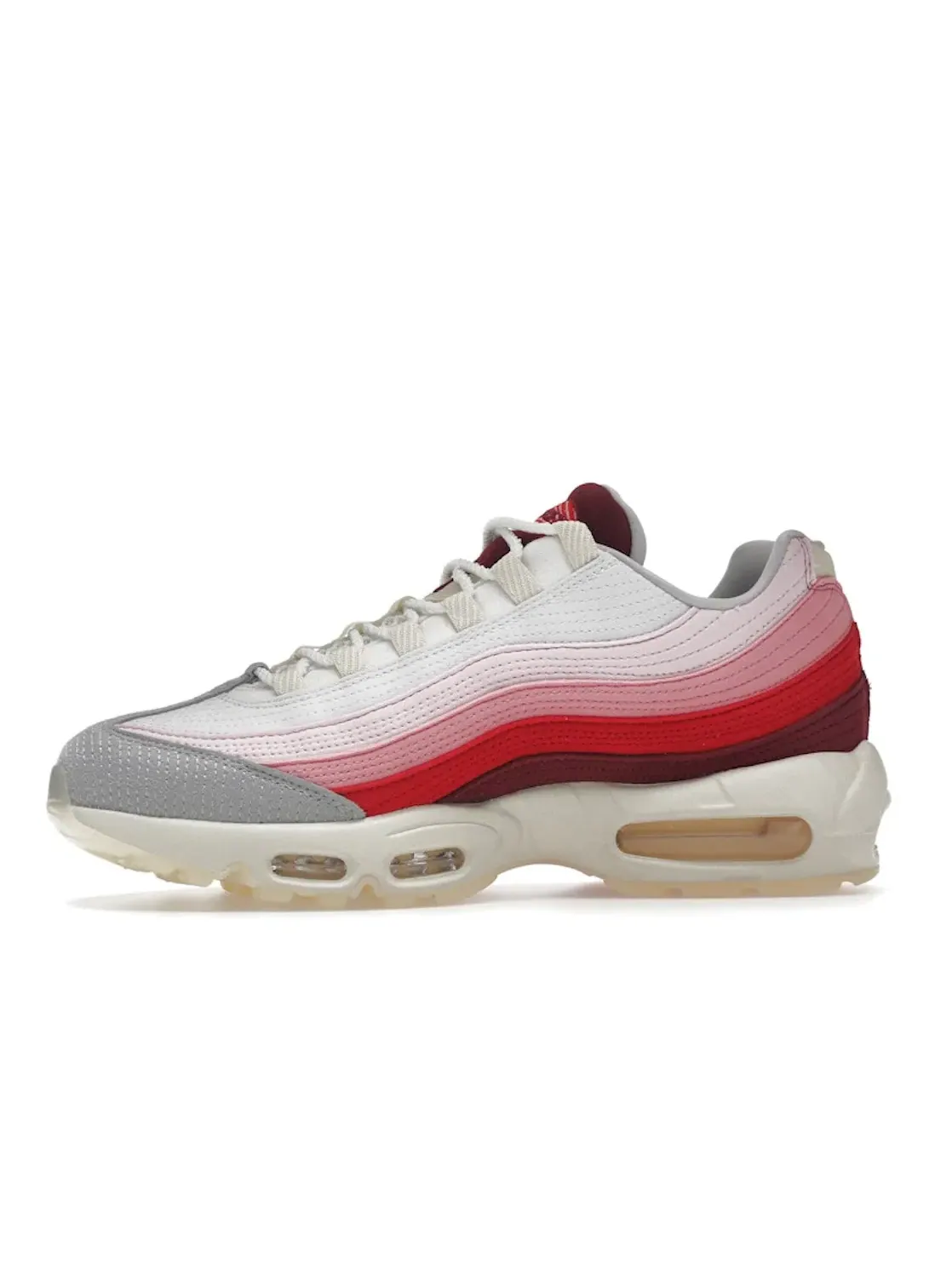 Мужские кроссовки с цветовой блокировкой Nike Air Max 95 — изображение 3 из 4, красный/белый/красный