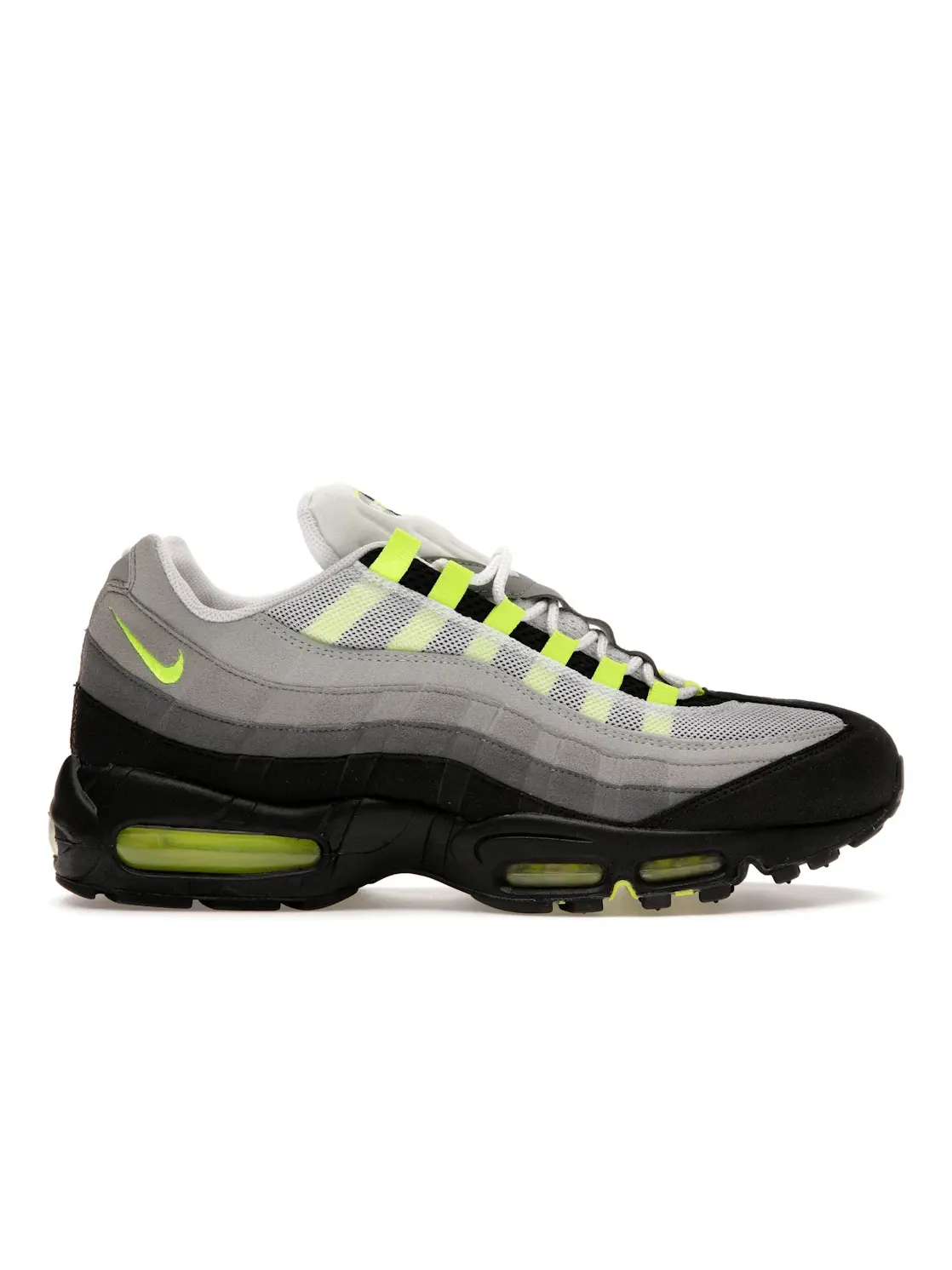 Мужские кроссовки Lifestyle Nike Air Max 95 — изображение 1 из 4, серый/неоновый желтый