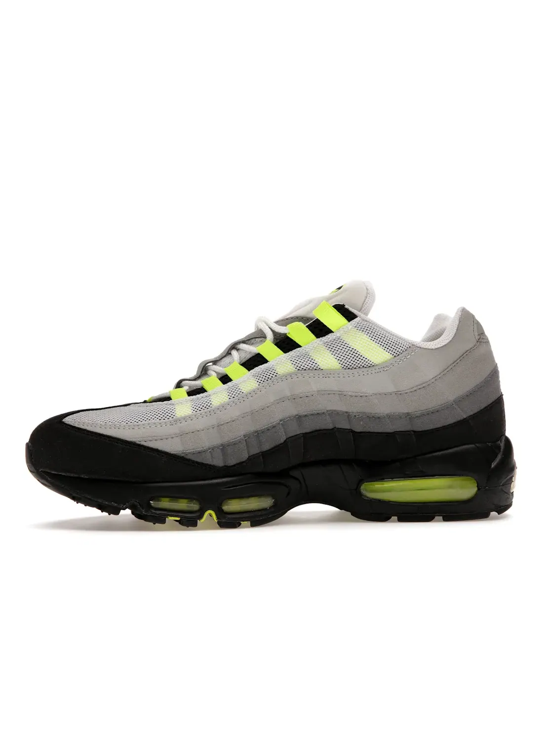 Мужские кроссовки Lifestyle Nike Air Max 95 — изображение 3 из 4, серый/неоновый желтый