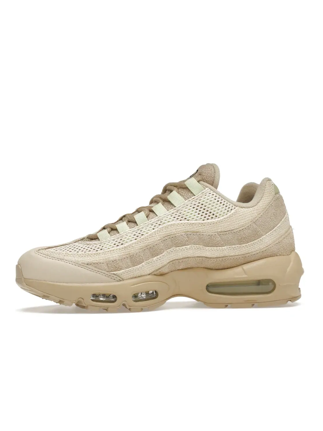 Мужские кроссовки Lifestyle с текстурированной кожи Nike Air Max 95 PRM — изображение 3 из 4, черный