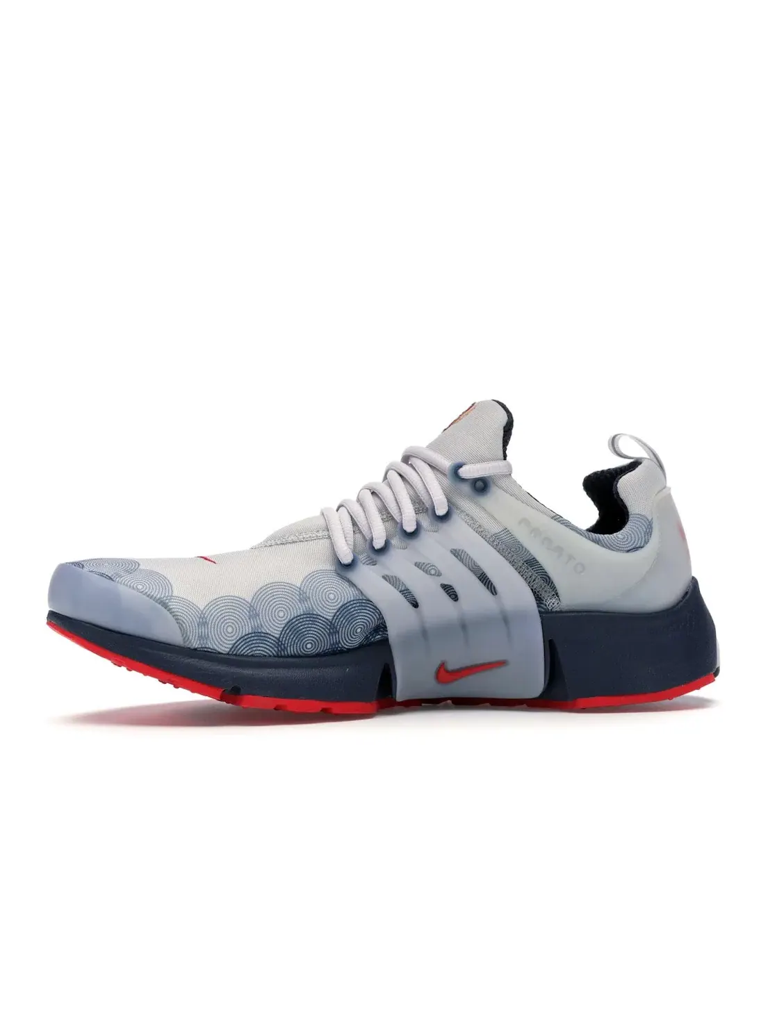 Мужские кроссовки Lifestyle Nike Air Presto — изображение 3 из 4, серый/красный--черный
