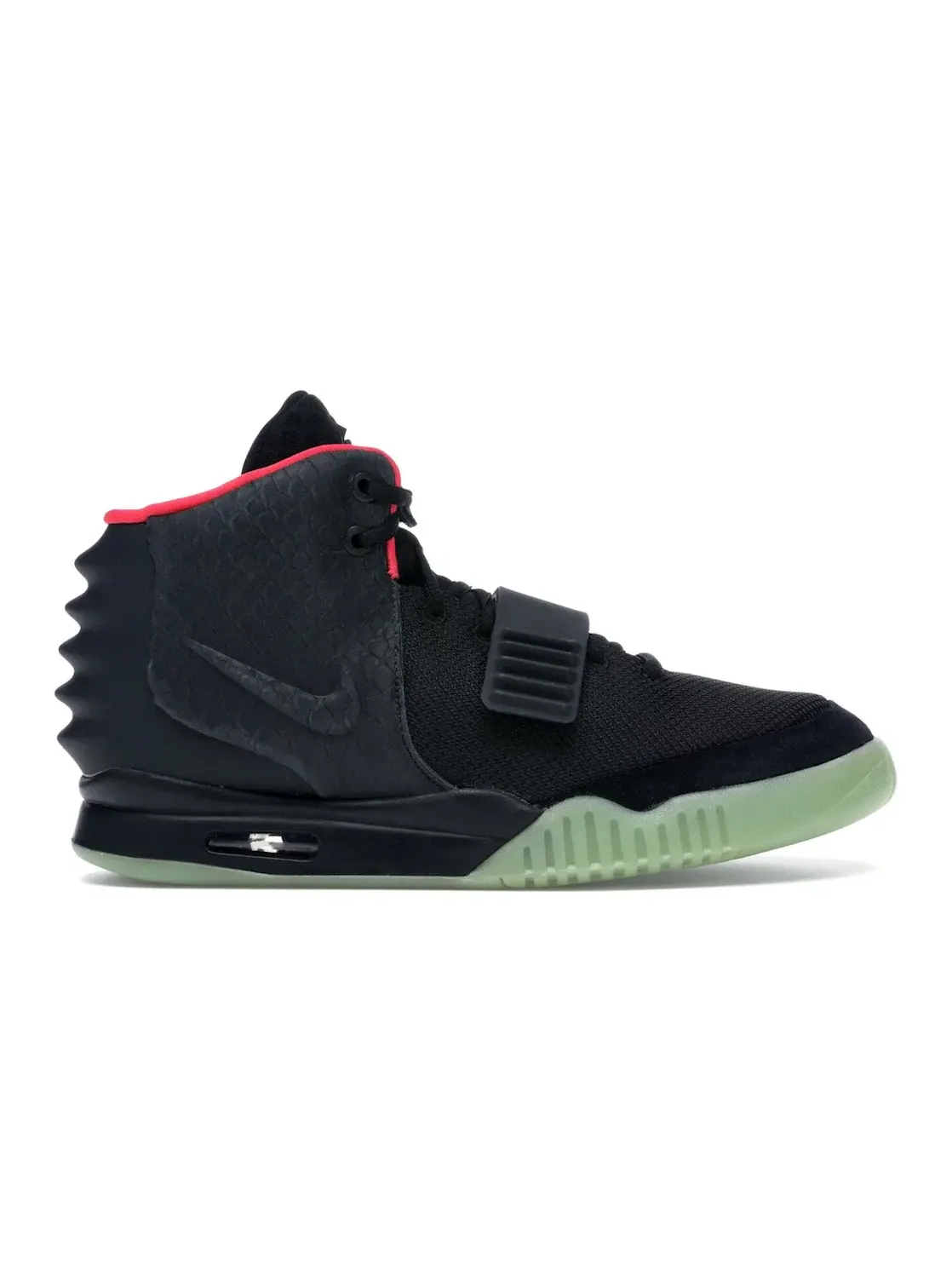 Мужские кроссовки Lifestyle Nike Air Yeezy 2 Nike — изображение 1 из 4, черный/черный-красный