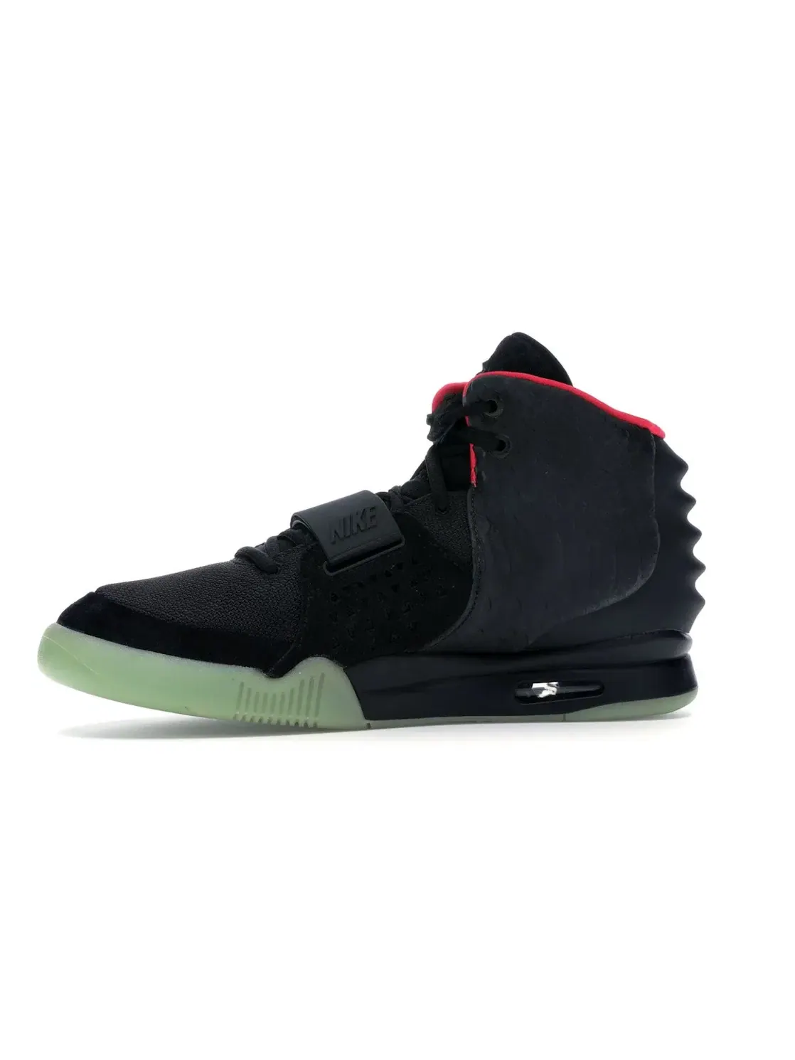Мужские кроссовки Lifestyle Nike Air Yeezy 2 Nike — изображение 3 из 4, черный/черный-красный