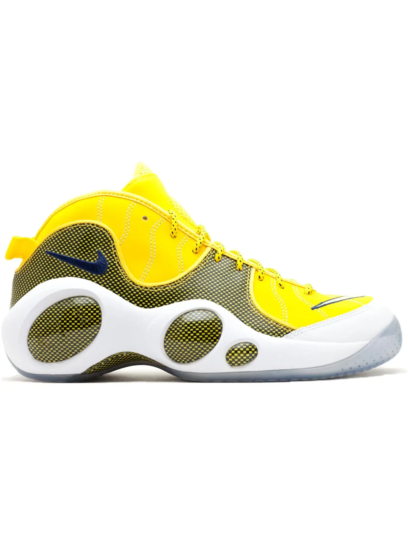 Мужские кроссовки Lifestyle Nike Air Zoom Flight 95 — изображение 1 из 1, желтый/темно-синий-белый