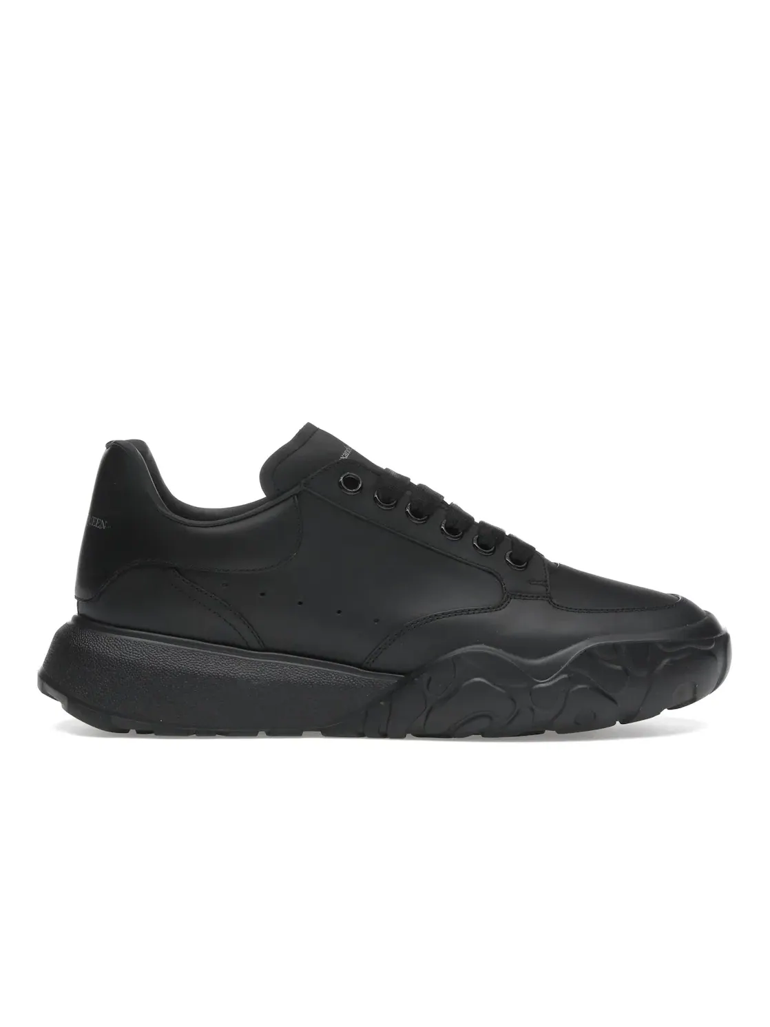 Мужские кроссовки Alexander McQueen Court Trainers — изображение 1 из 4, черный/черный